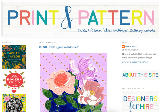 Press: Print and pattern feature