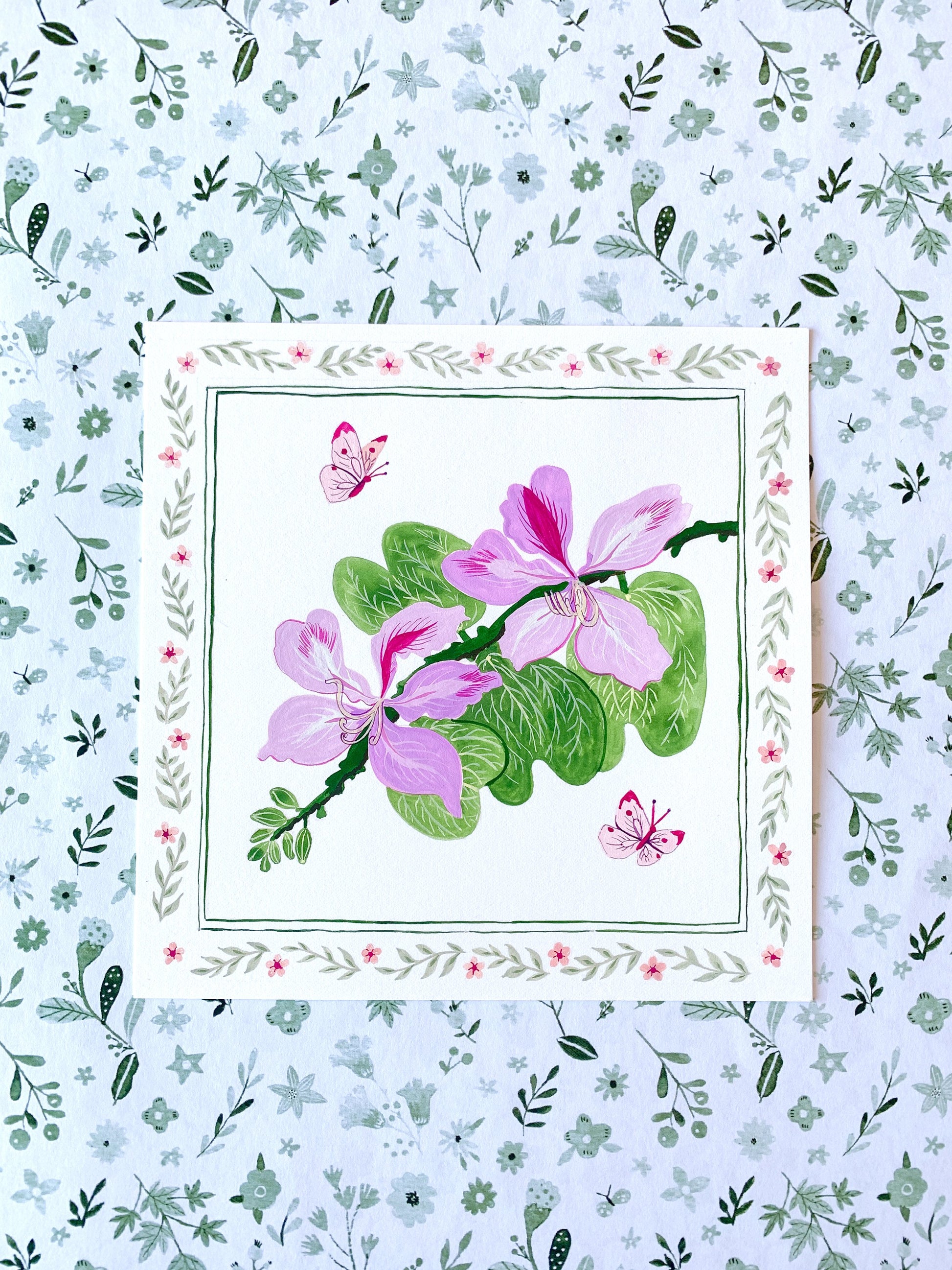 Hong Kong Bauhinia II | Original painting