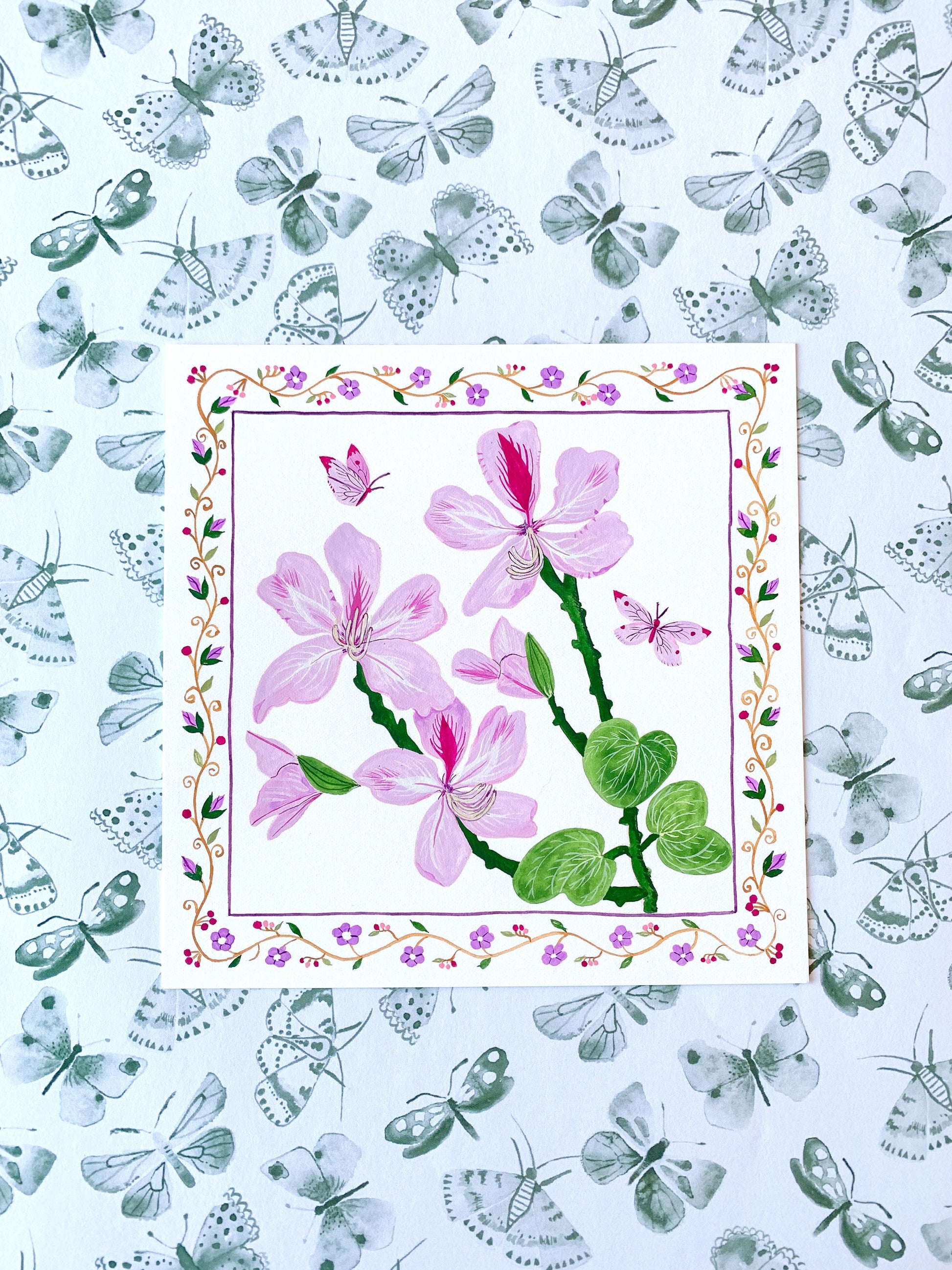 Hong Kong Bauhinia I | Original painting