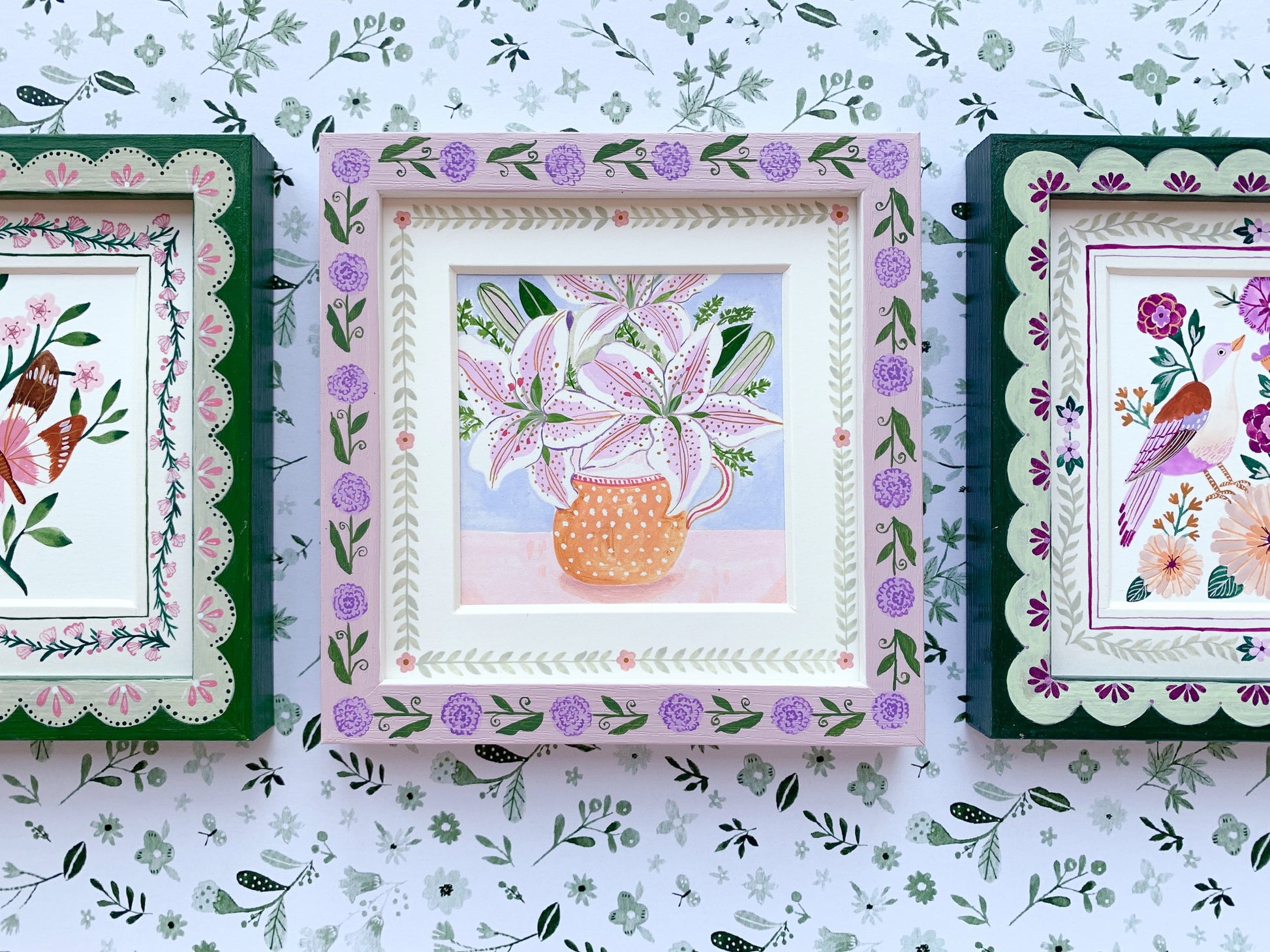 Lily flowers bouquet | Original painting