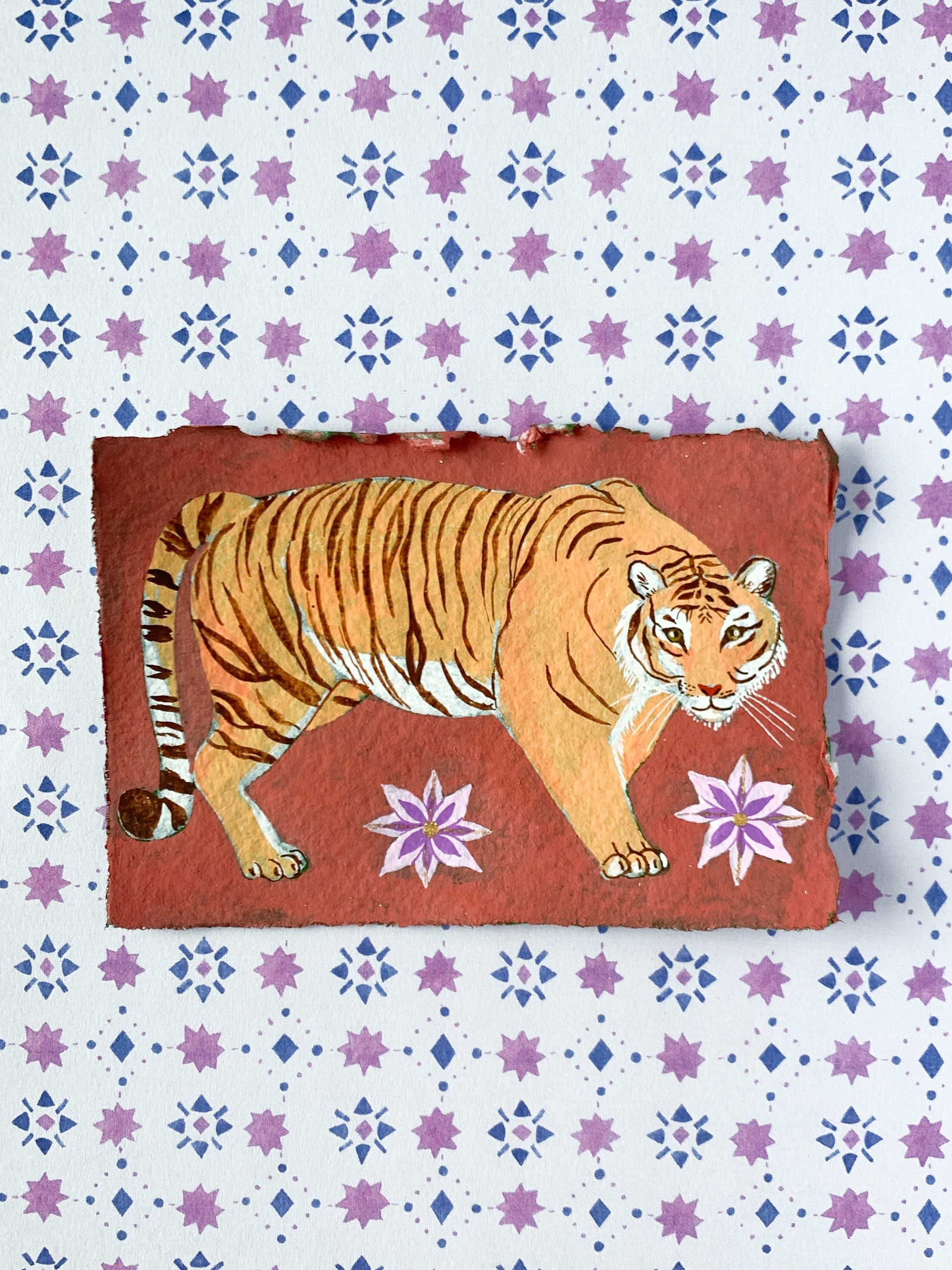 Tiger of Creativity | Framed original painting