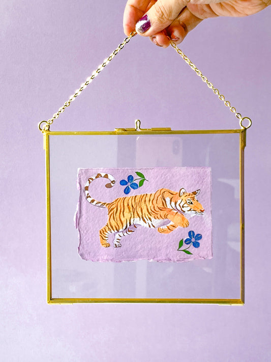 Tiger of Resilience | Framed original painting