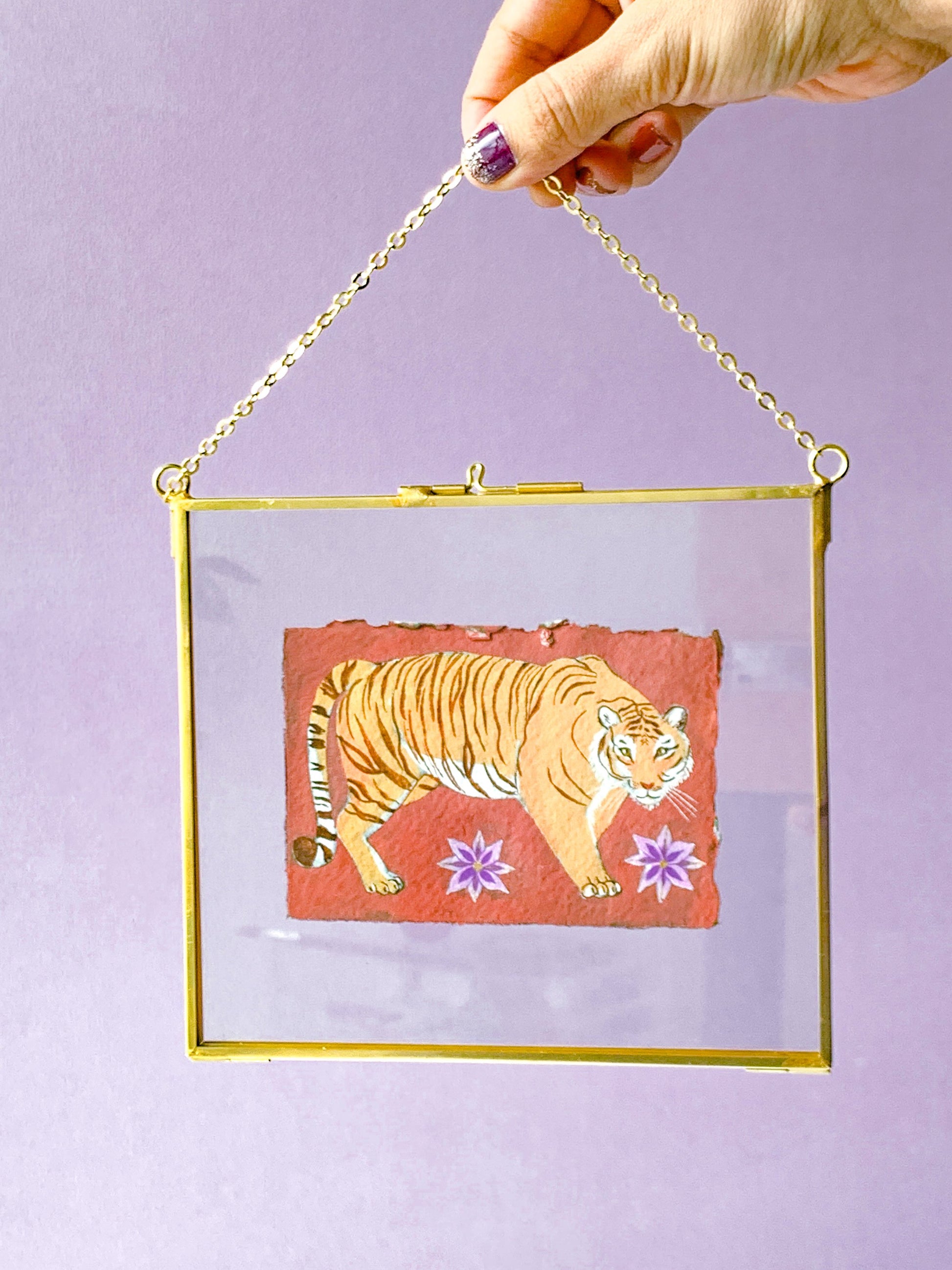 Tiger of Creativity | Framed original painting