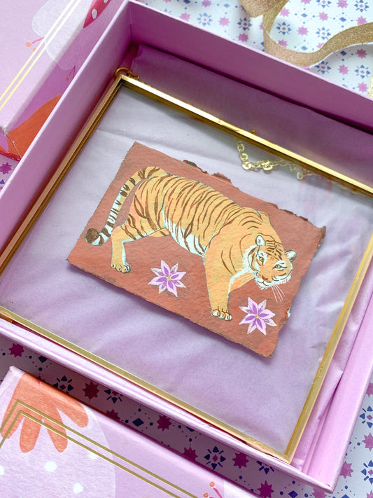 Tiger of Creativity | Framed original painting