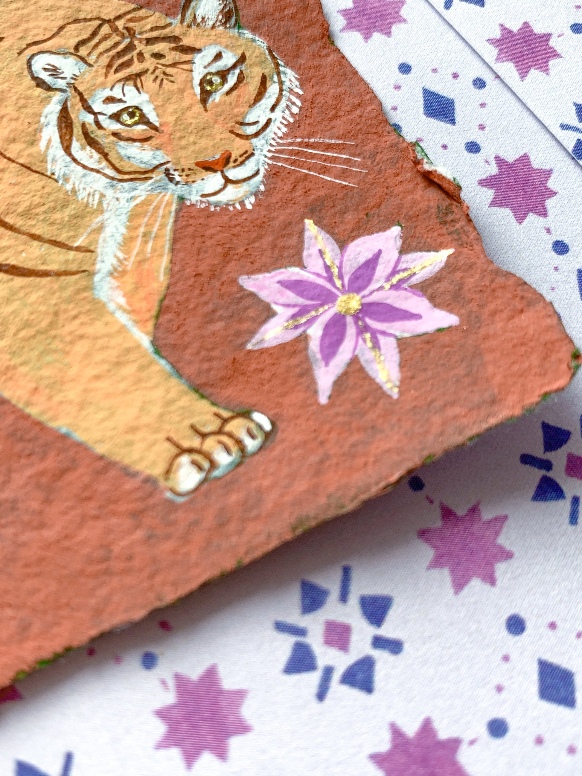 Tiger of Creativity | Framed original painting