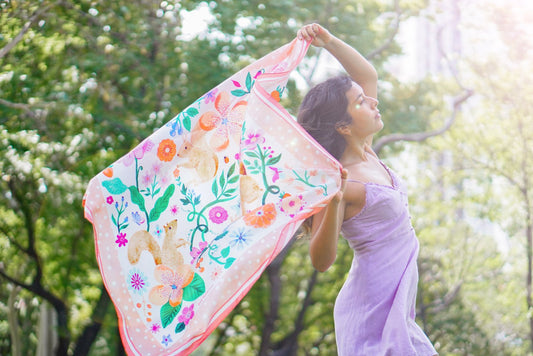 10 ways to wear a silk scarf
