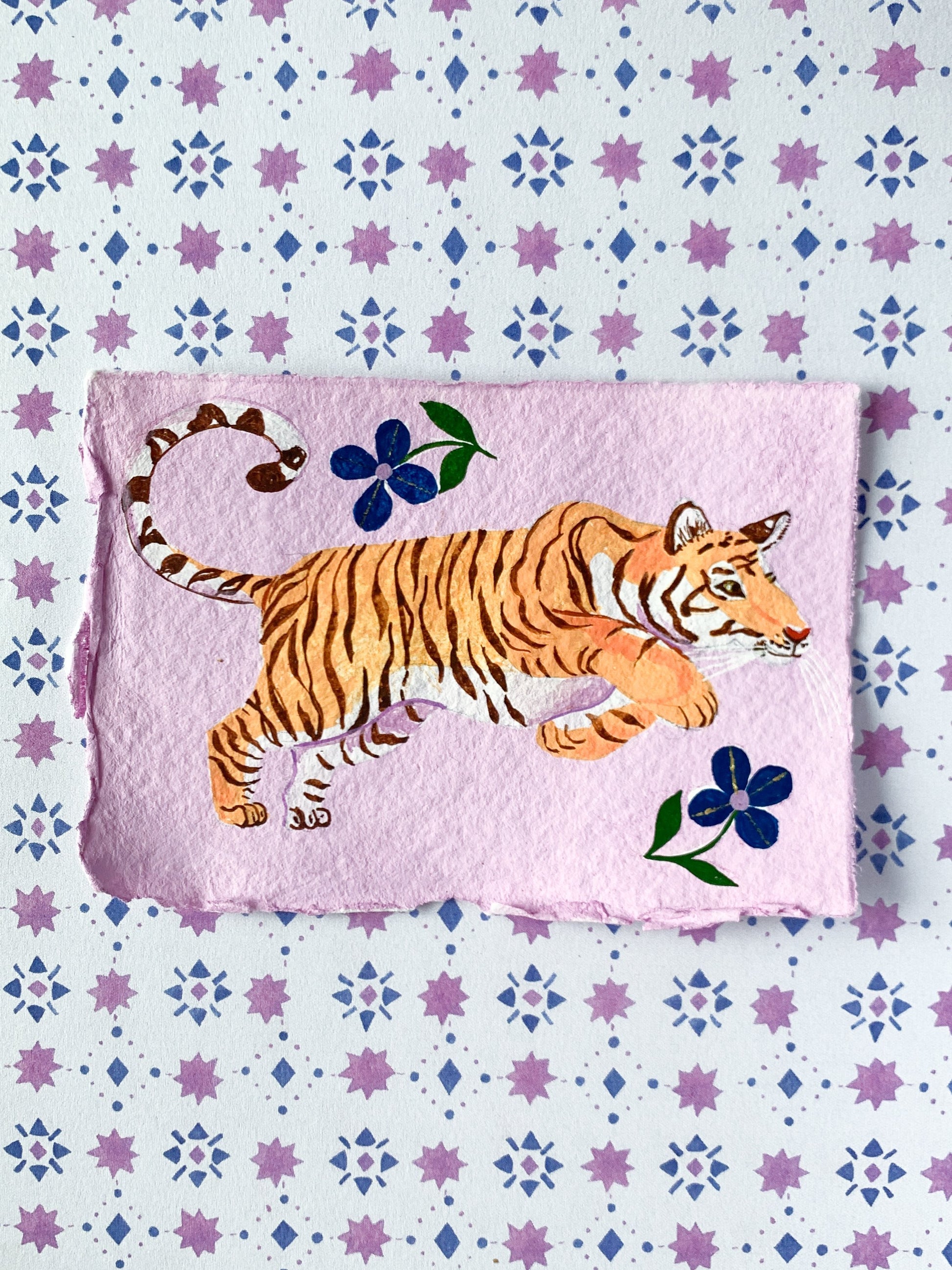 Tiger of Resilience | Framed original painting