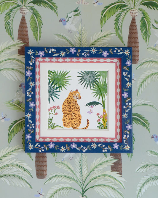 Jaguar & Palms | Original painting