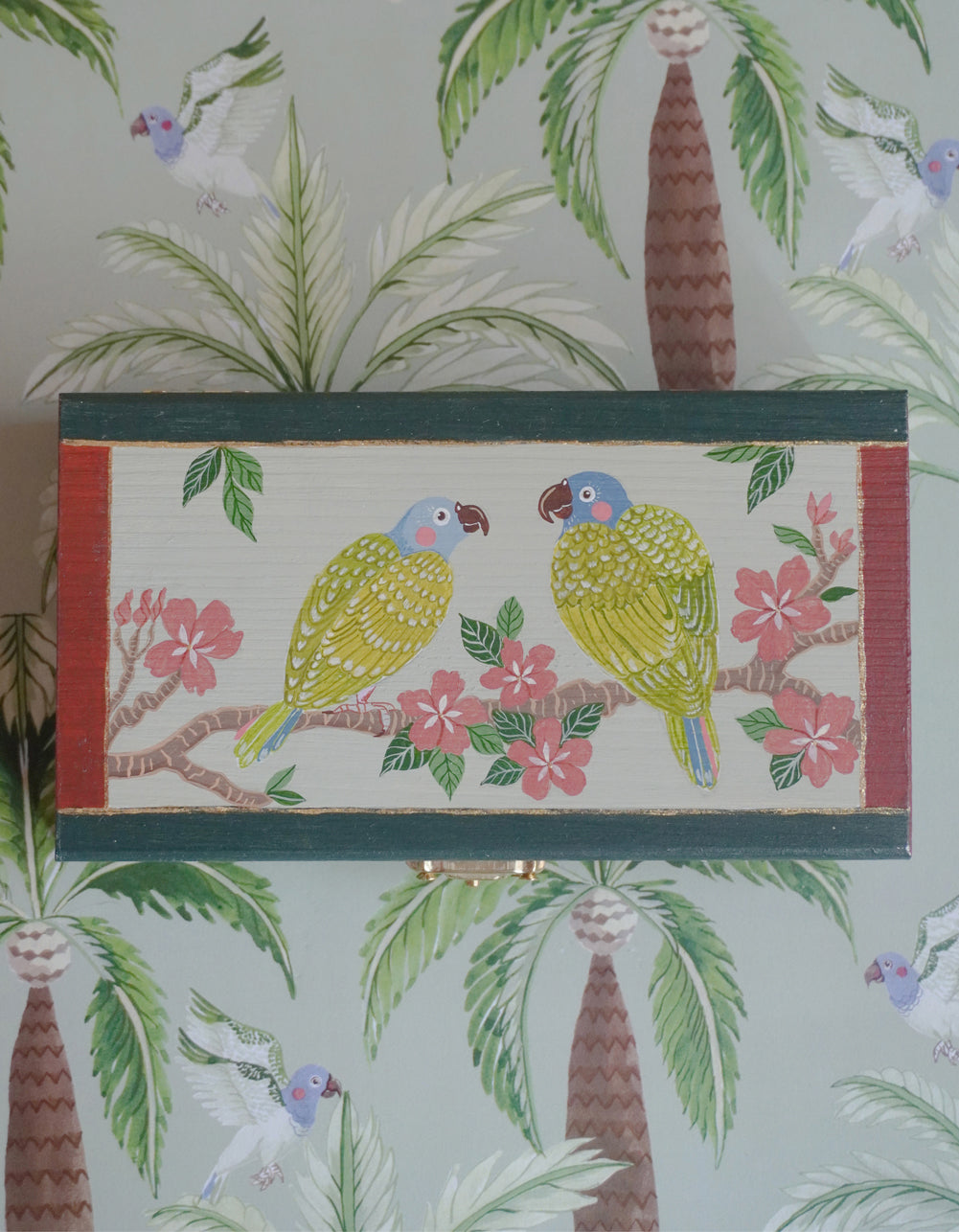 Pair of parrots | Jewellery Box