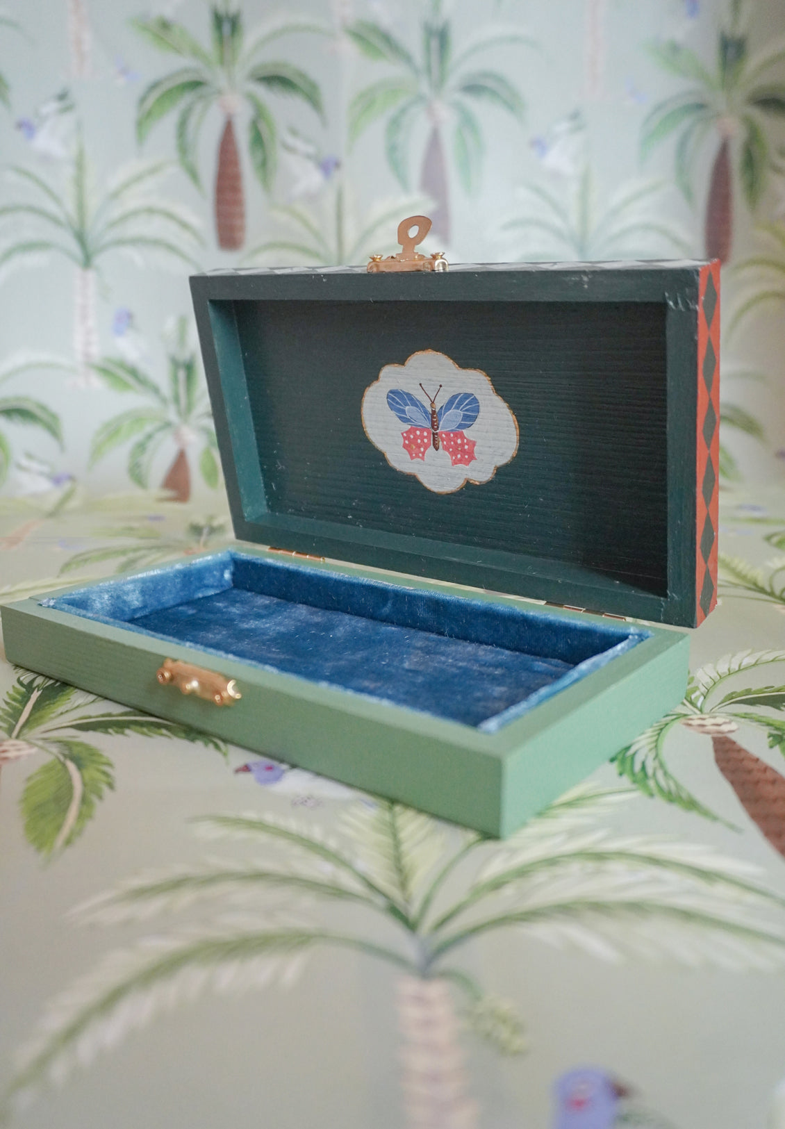 Pair of parrots | Jewellery Box